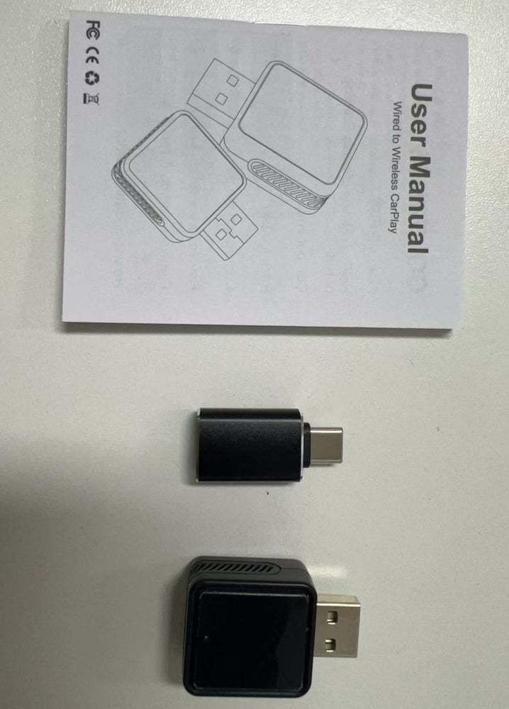 iManAuto Mini Wired to Wireless Bluetooth WiFi Carplay Adapter