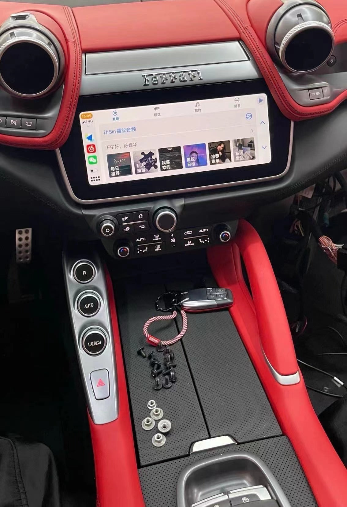 iManAuto Wireless Carplay Module Android Auto for Ferrari 488 F8 F12 812 GTC4 Protofino