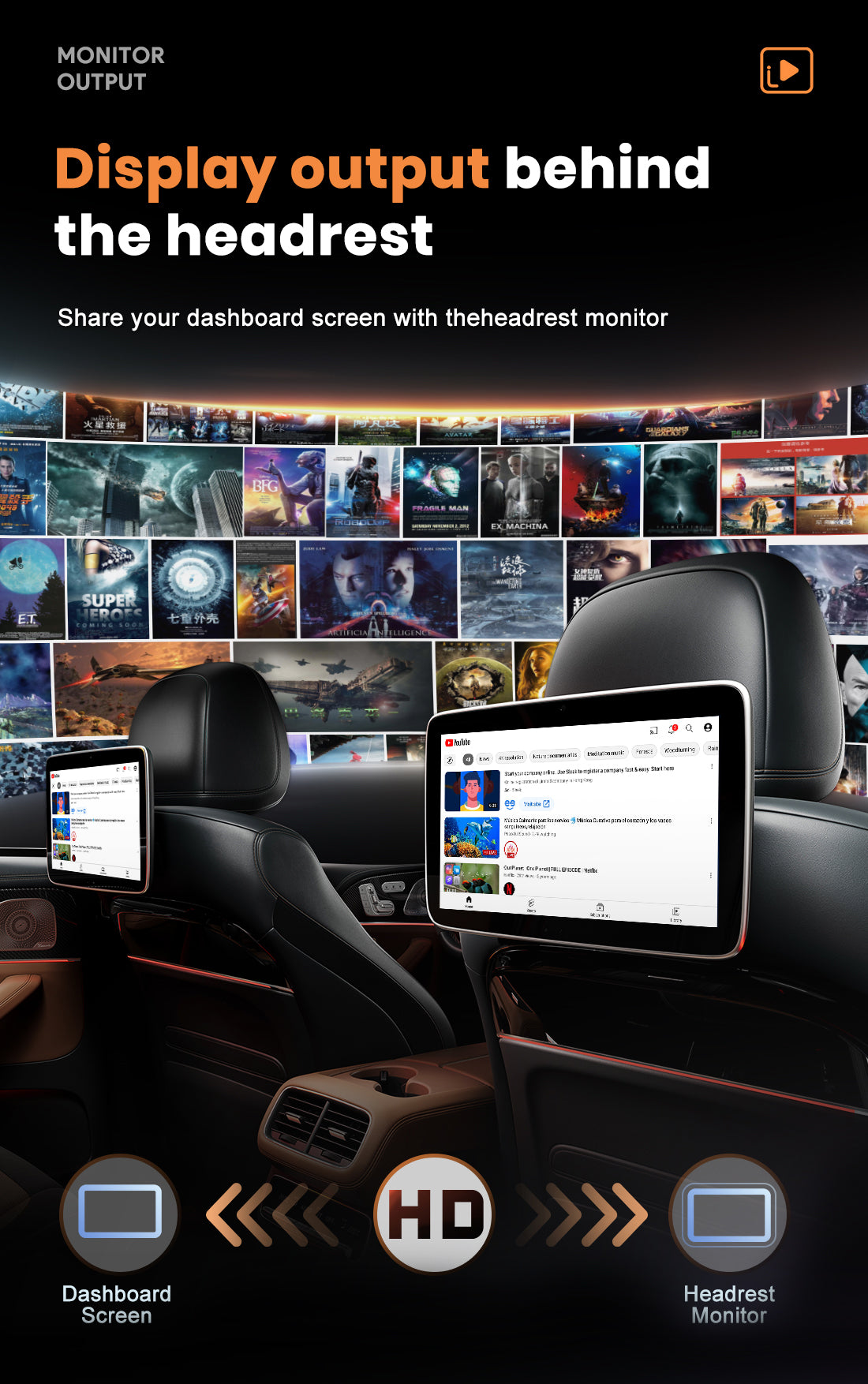 iManAuto CarPlay AI Box LED QCM6125 Android 13 Wireless CarPlay Android Auto Smart AI Box 4GLTE with SIM TF Port FOTA Upgrade 8G+128G