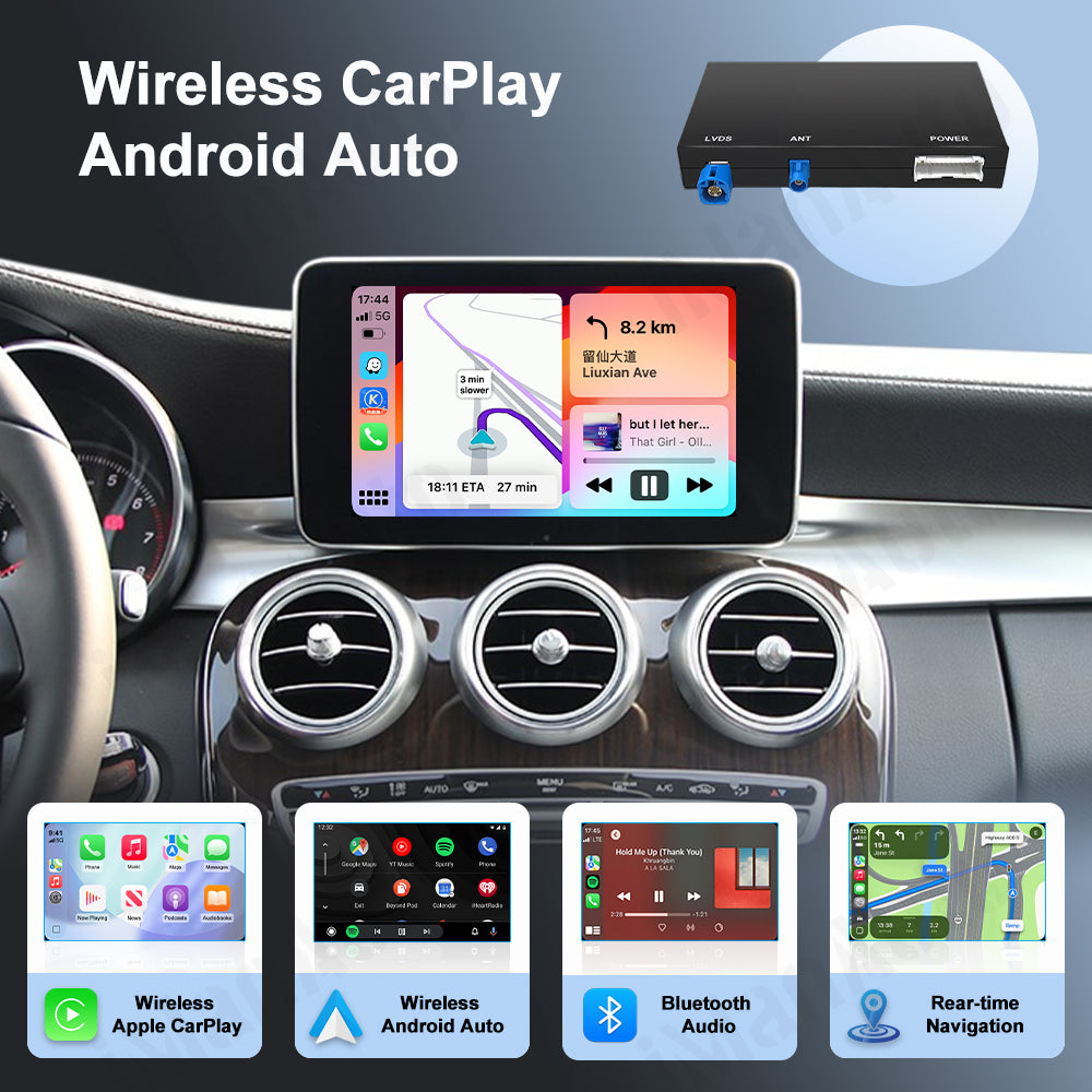 iManAuto Wireless Carplay Moudule For Mercedes Benz NTG5.0 System C S CLA GLA GLC CLS GLE W205 X253 GLE GL Android Auto