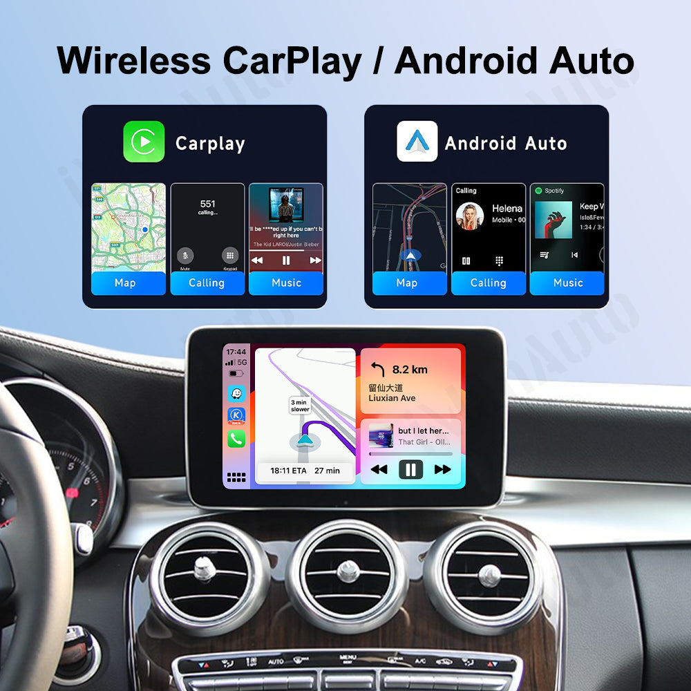 iManAuto Wireless Carplay Moudule For Mercedes Benz NTG5.0 System C S CLA GLA GLC CLS GLE W205 X253 GLE GL Android Auto