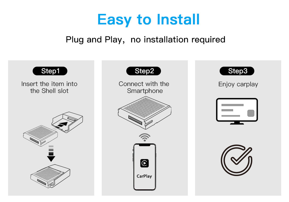 iManAuto Wireless Carplay Suitable For Mercedes Benz A B C E CLA GLA GLK ML Sprinter NTG4.5 Becker Module Android Auto Navigation