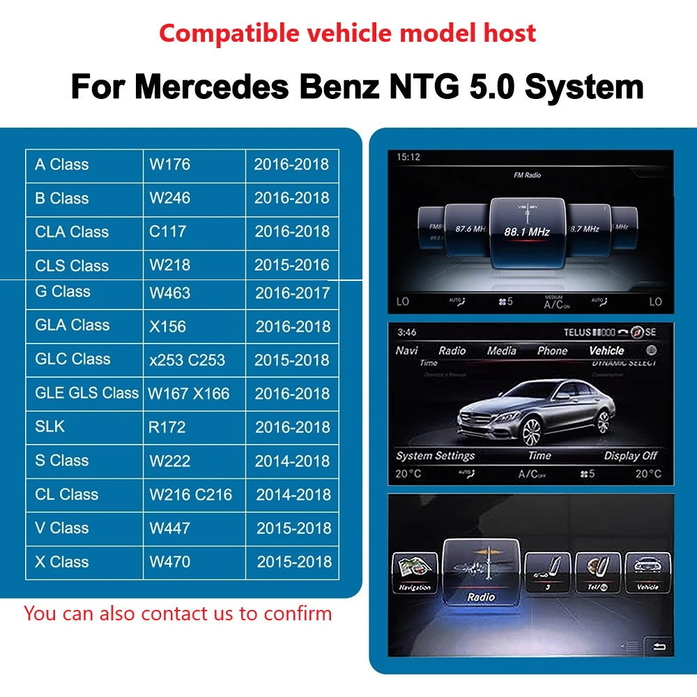 iManAuto Wireless Carplay Moudule For Mercedes Benz NTG5.0 System C S CLA GLA GLC CLS GLE W205 X253 GLE GL Android Auto