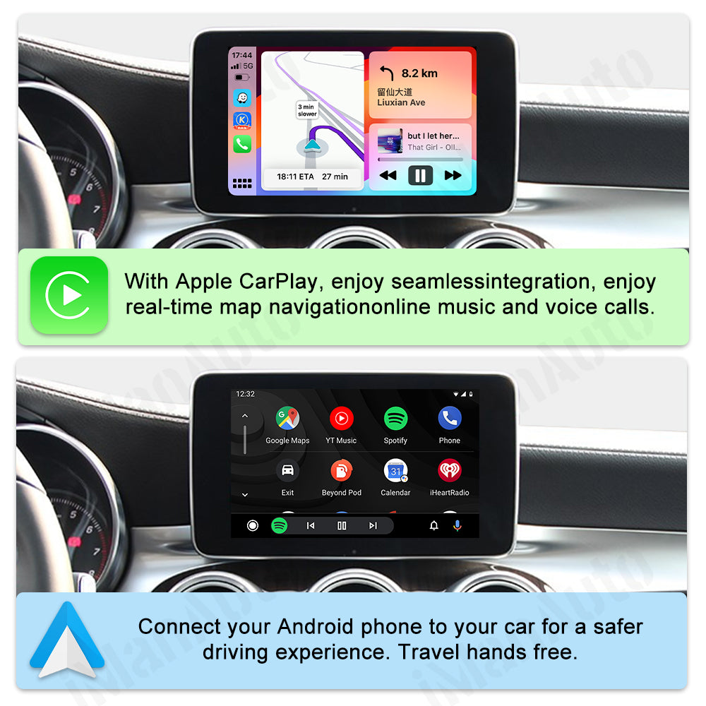 iManAuto Wireless Carplay Moudule For Mercedes Benz NTG5.0 System C S CLA GLA GLC CLS GLE W205 X253 GLE GL Android Auto