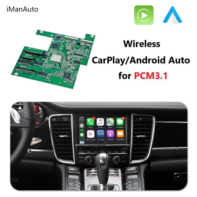 iManAuto Wireless Apple Carplay Module for Porsche PCM3.1 Cayenne Macan 911 Panamera Bosxter Android Auto Car Accessories