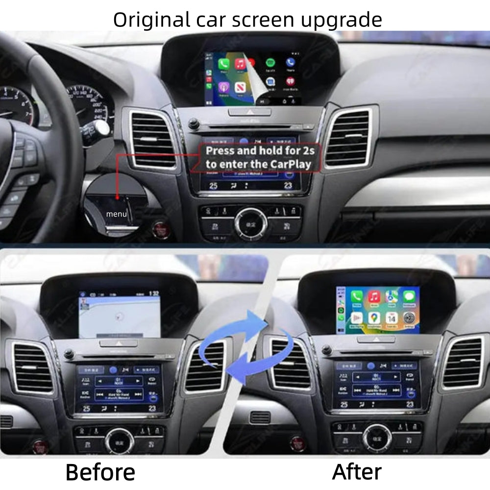iManAuto Wireless Apple Carplay Android Auto Car Ai Box For Acura MDX RDX TLX ILX RLX Honda Odyssey Original Screen Support Mirroring