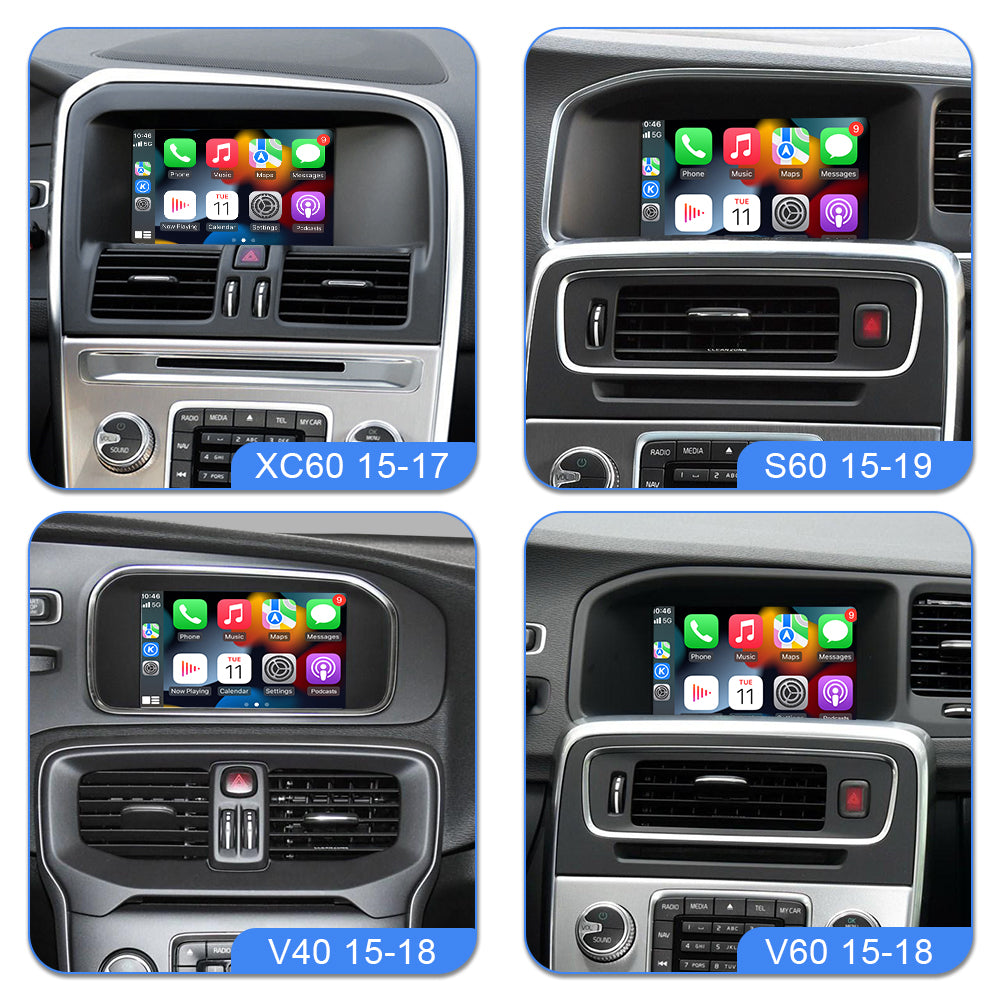 iManAuto Wireless Apple Carplay Android Auto Decode For Volvo XC60 S60 V40 V60 XC70 XC90 S80 2011-2015 Airplay Car Play Accessories