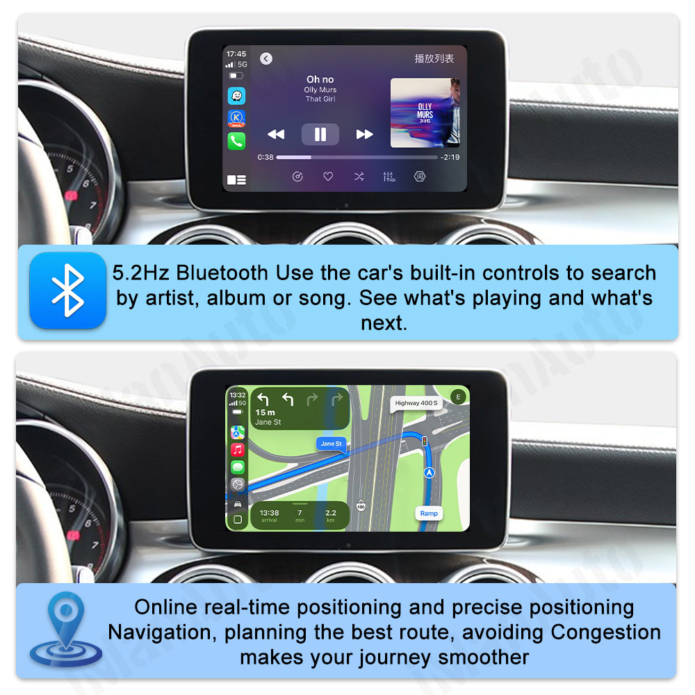 iManAuto Wireless Carplay Moudule For Mercedes Benz NTG5.0 System C S CLA GLA GLC CLS GLE W205 X253 GLE GL Android Auto