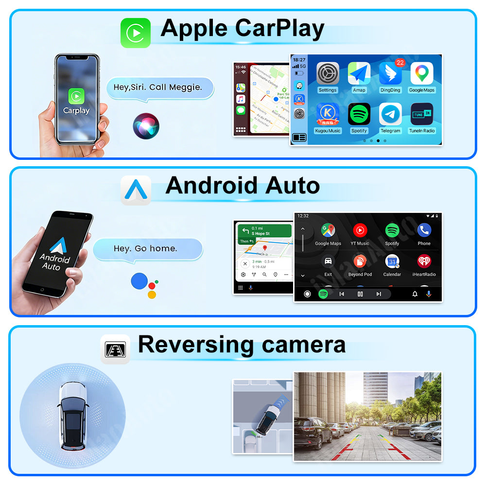 iManAuto 2008-2013 Toyota Crown Athlete GRS200 / GRS202 / GRS204 OEM Head Units Wireless Apple CarPlay & Android Auto