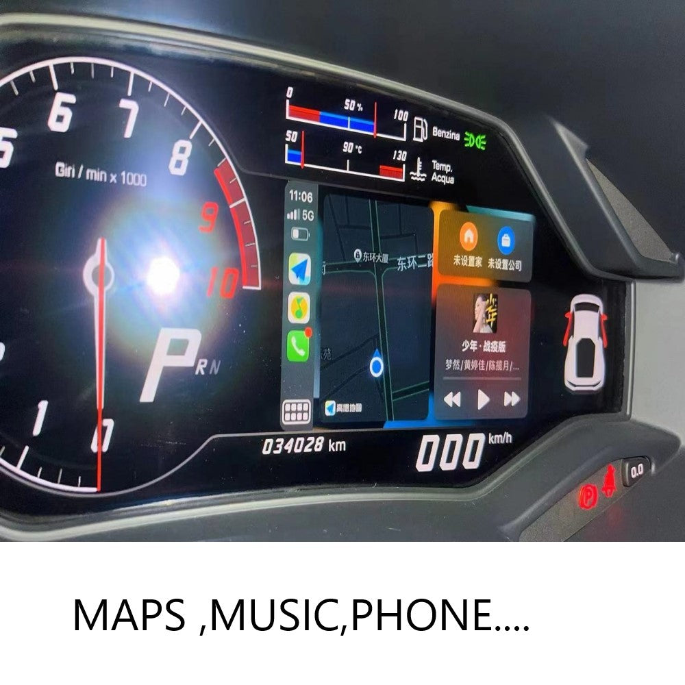 iManAuto Lamborghini Huracan Wireless Apple CarPlay Android Auto BT Audio Car play Plug And Play