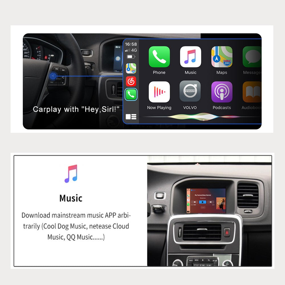 iManAuto Wireless Apple Carplay Android Auto Decode For Volvo XC60 S60 V40 V60 XC70 XC90 S80 2011-2015 Airplay Car Play Accessories