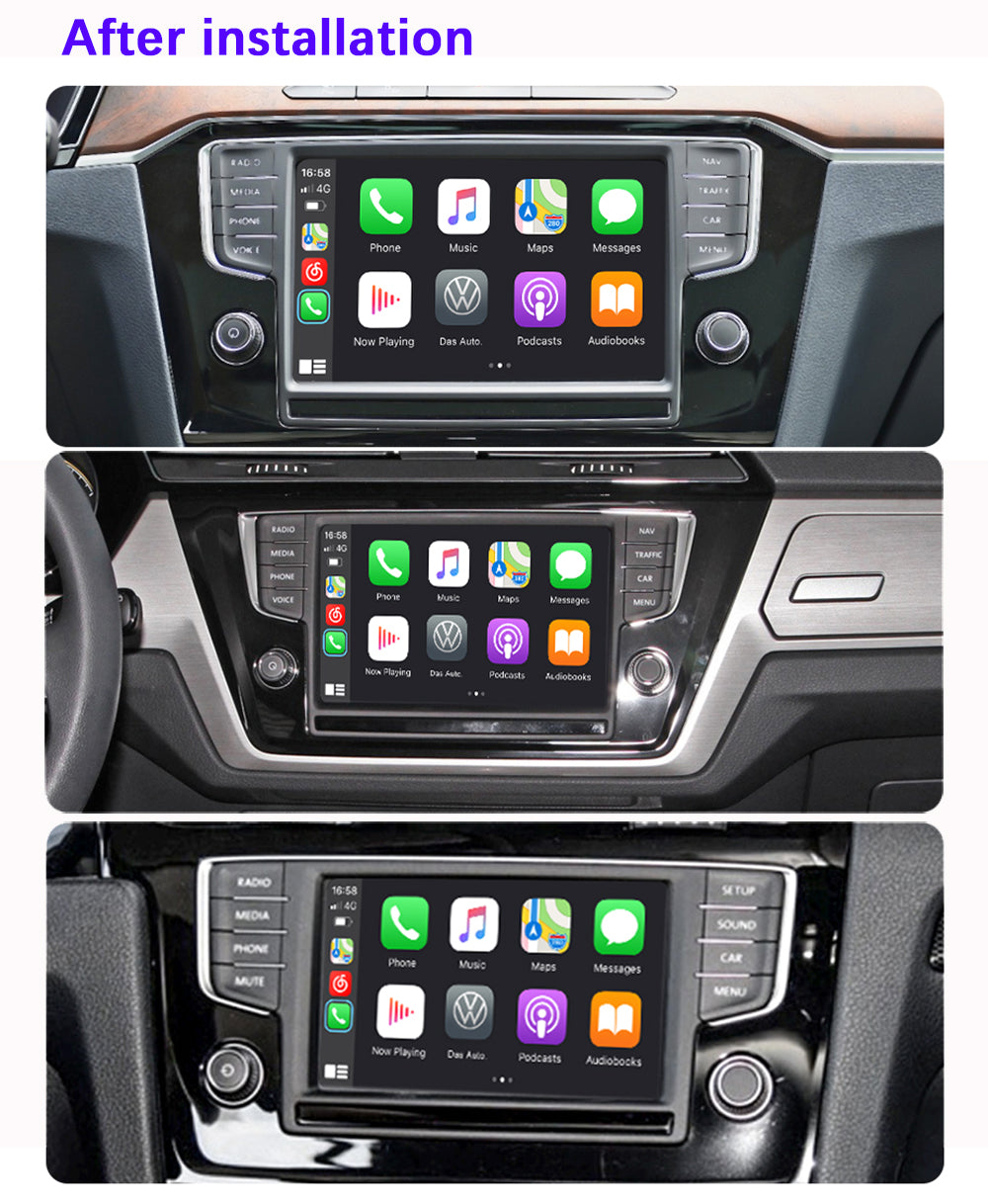 iManAuto MIB Wireless CarPlay Android Auto For Volkswagen Polo Golf 7 MK7 Passat B8 Skoda Octavia MIB SYSTEM Car Accessories