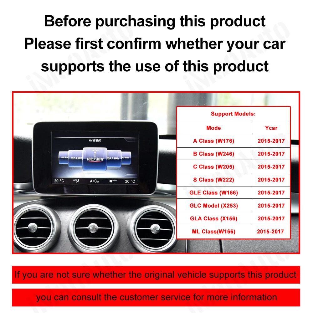 iManAuto Wireless Carplay Moudule For Mercedes Benz NTG5.0 System C S CLA GLA GLC CLS GLE W205 X253 GLE GL Android Auto