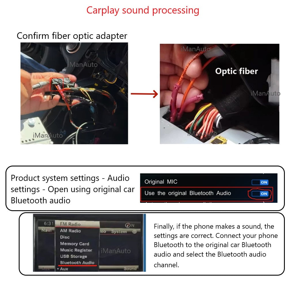 iManAuto Wireless Carplay Moudule For Mercedes Benz NTG5.0 System C S CLA GLA GLC CLS GLE W205 X253 GLE GL Android Auto