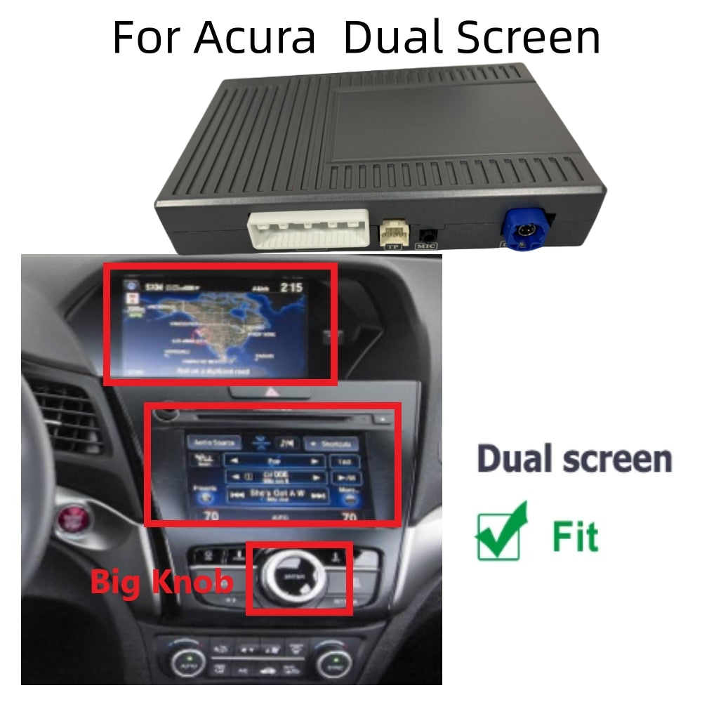iManAuto Wireless Apple Carplay Android Auto Car Ai Box For Acura MDX RDX TLX ILX RLX Honda Odyssey Original Screen Support Mirroring